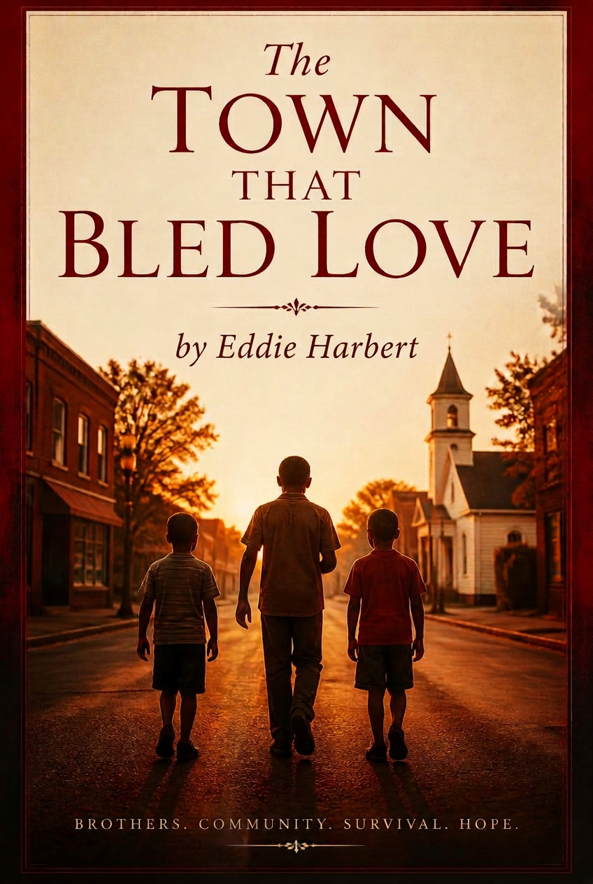 Book cover of The Town That Bled Love by Eddie Harbert